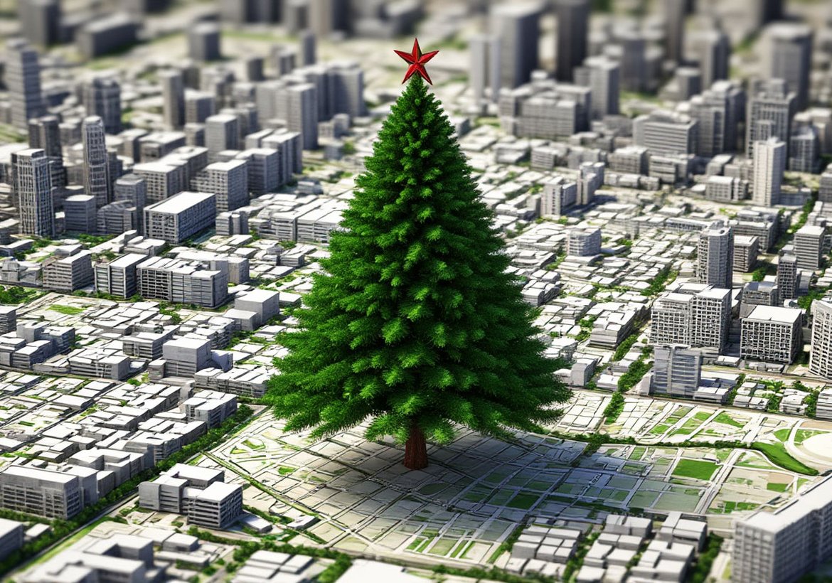 Главная ёлка Канска зажжется 24 декабря на площади Коростелёва