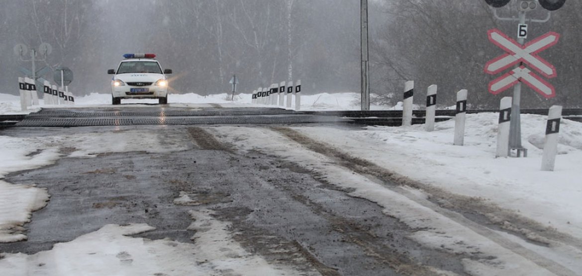 Нарушения ПДД на железнодорожных переездах в городе Канск